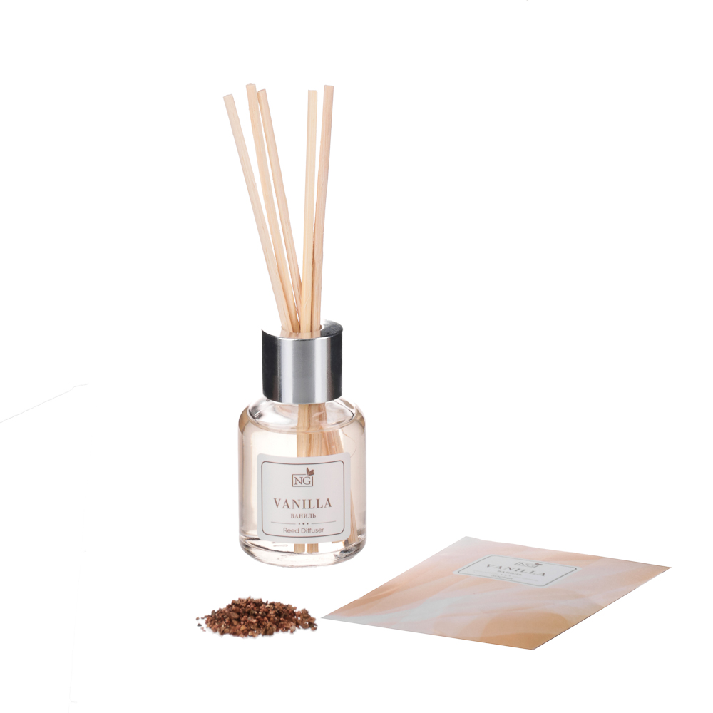 NEW GALAXY Набор ароматизатор-диффузор и саше 2шт., ваниль, райский сад, лаванда,океан 30мл, 10 г., арт.№ 778-122