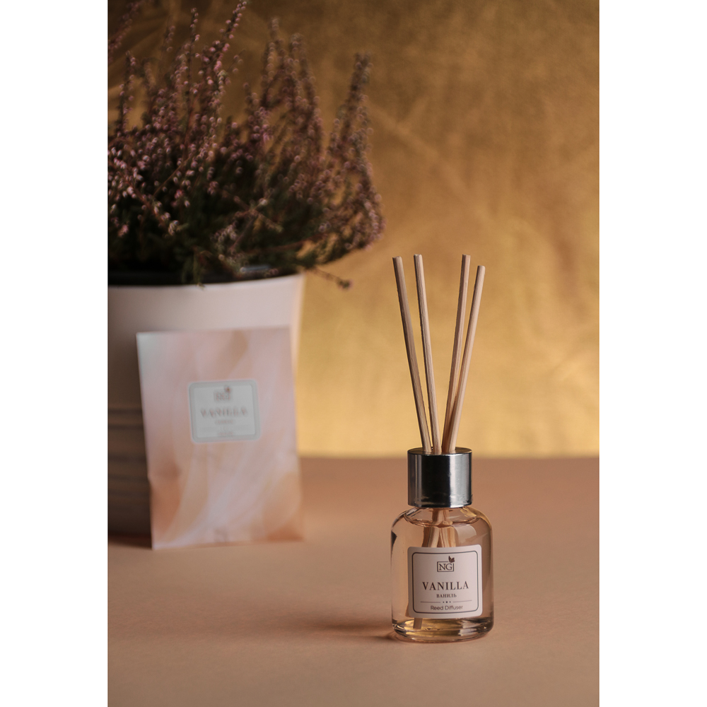 NEW GALAXY Набор ароматизатор-диффузор и саше 2шт., ваниль, райский сад, лаванда,океан 30мл, 10 г., арт.№ 778-122