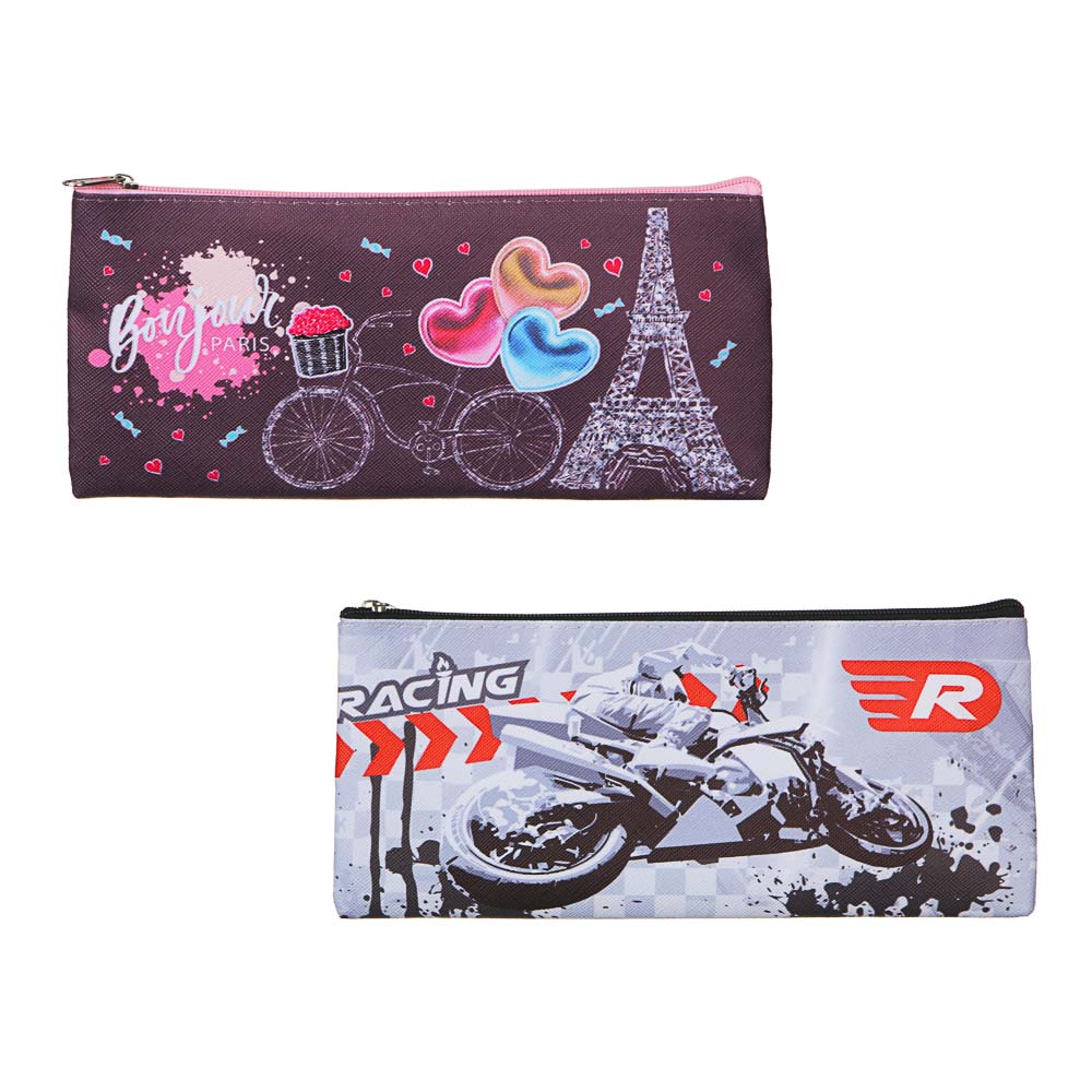 Френч Новел / Спорт Эффект Пенал мягкий плоский, 21х10см, ПВХ 0,6мм, арт.№ 238-230