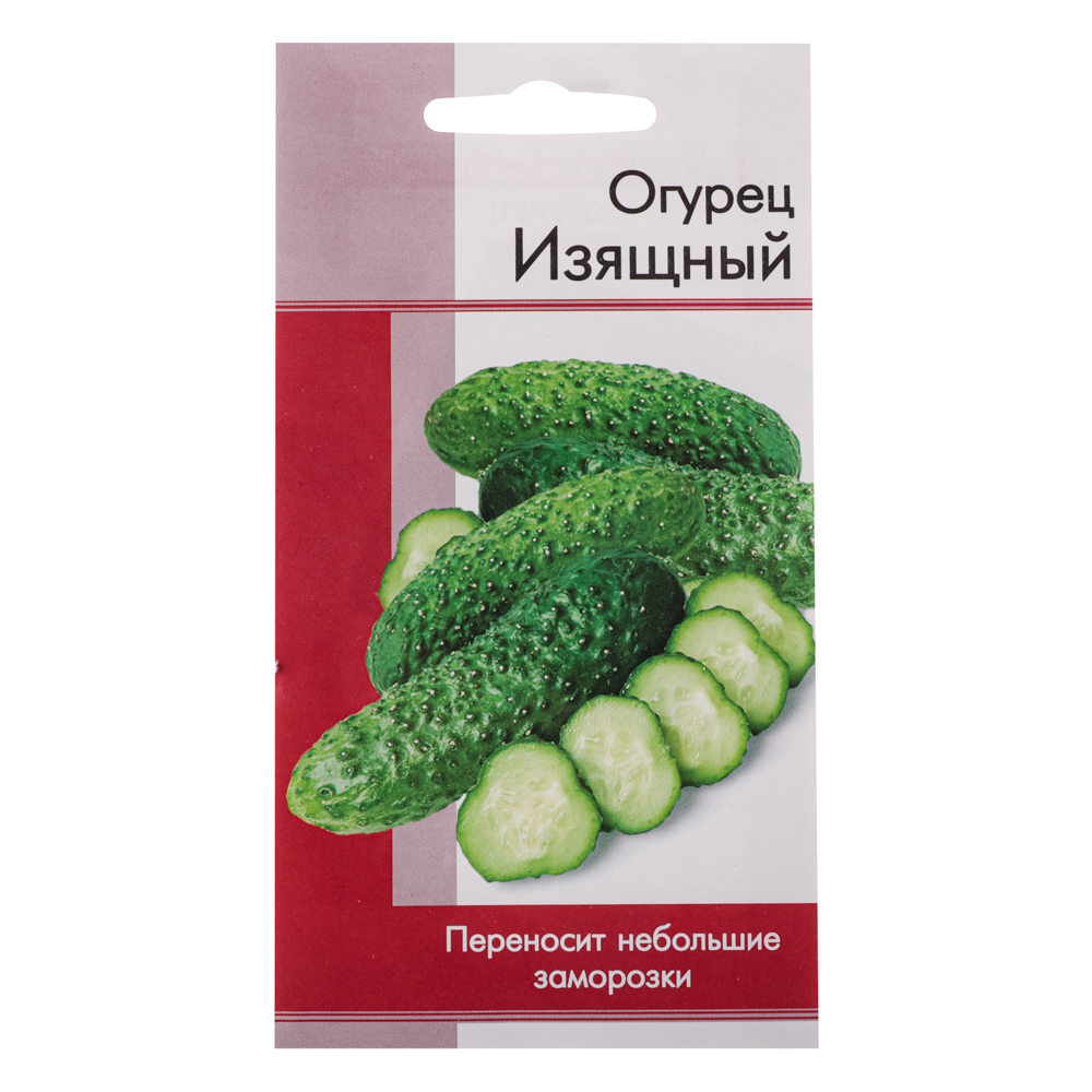 Семена Огурец Изящный (пчелоопыл, раннеспелый, переносит заморозки) 0,2 гр, арт.№ 179-235