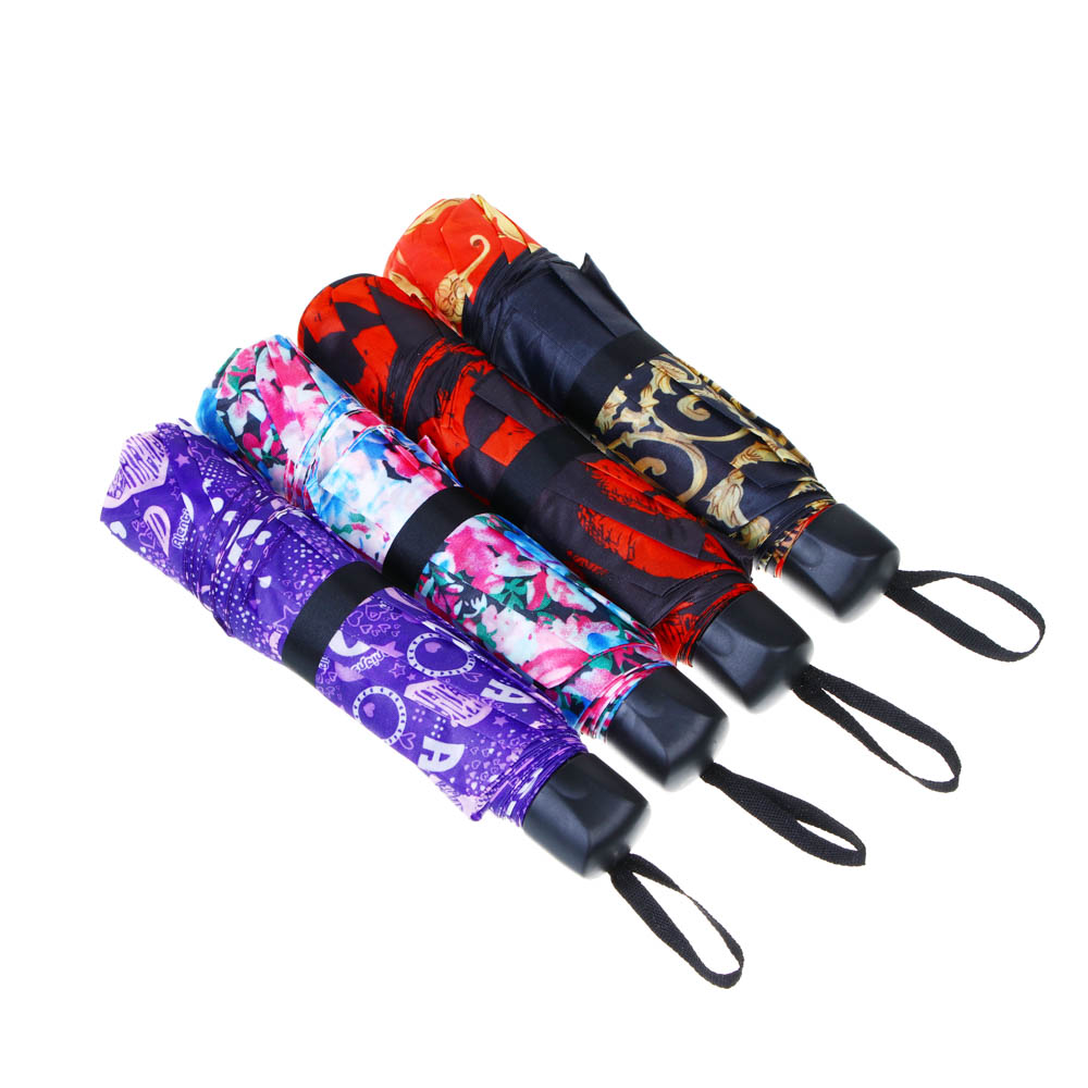 Зонт женский, механика, сплав, полиэстер, d96см, 8 спиц, 4 дизайна, арт.№ 302-323