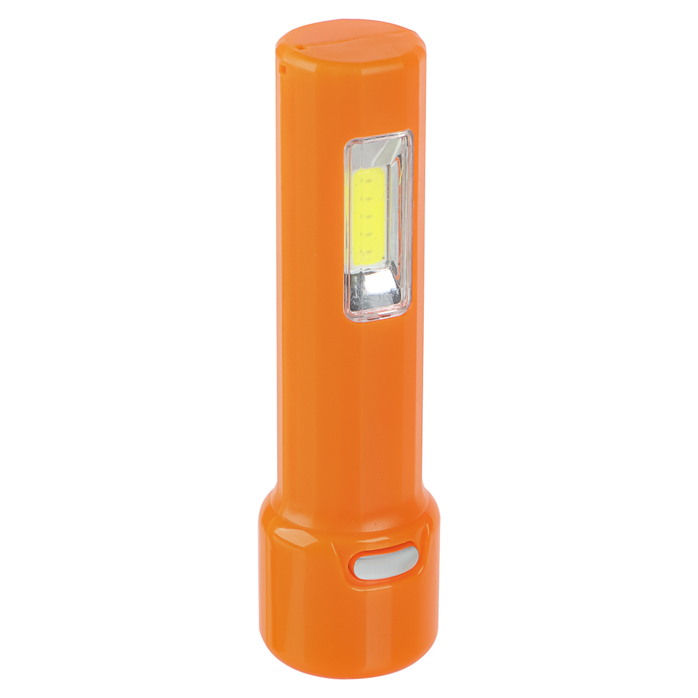 Фонарь ручной тм ЕРМАК, 400 мАч, 107х30 мм, 4 режима, LED СОВ, USB, пластик, арт.№ 224-082