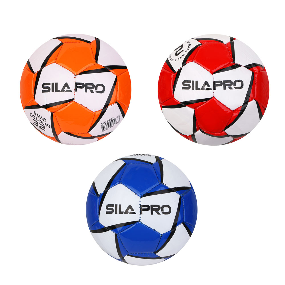 SILAPRO Мяч футбольный, 2сл, р.2, 15см, EVA 2.6мм, 100г (+-10%), арт.№ 133-017