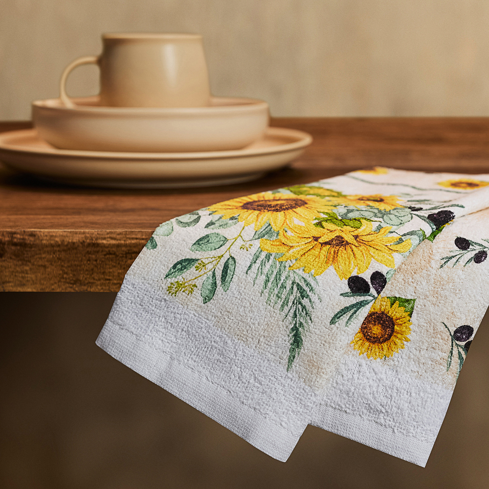 PROVANCE Подсолнухи Полотенце кухонное, 100% хлопок, 38х63см, арт.№ 434-010