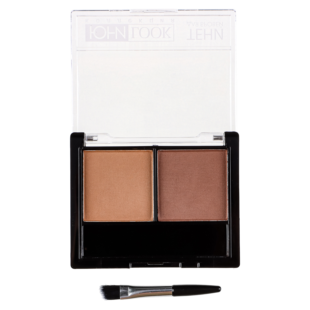 ЮНИLOOK Тени для бровей, 7 г, 2 тона, НB-19, арт.№ 330-248