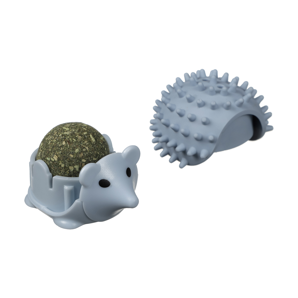 Игрушка-чесалка для кошек тм VETTA, ёжик с мятой, 7,5см, арт.№ 273-574