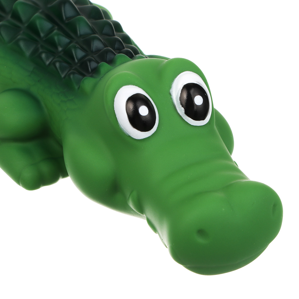 Игрушка для собак тм VETTA, с пищалкой, крокодил, винил, 32см, арт.№ 273-576