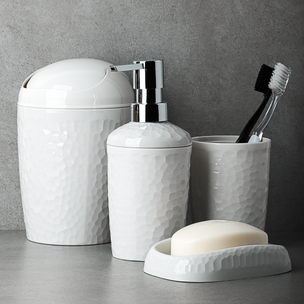 Диспенсер для мыла "Tule" 350мл, светло-серый, арт.№ 463-419