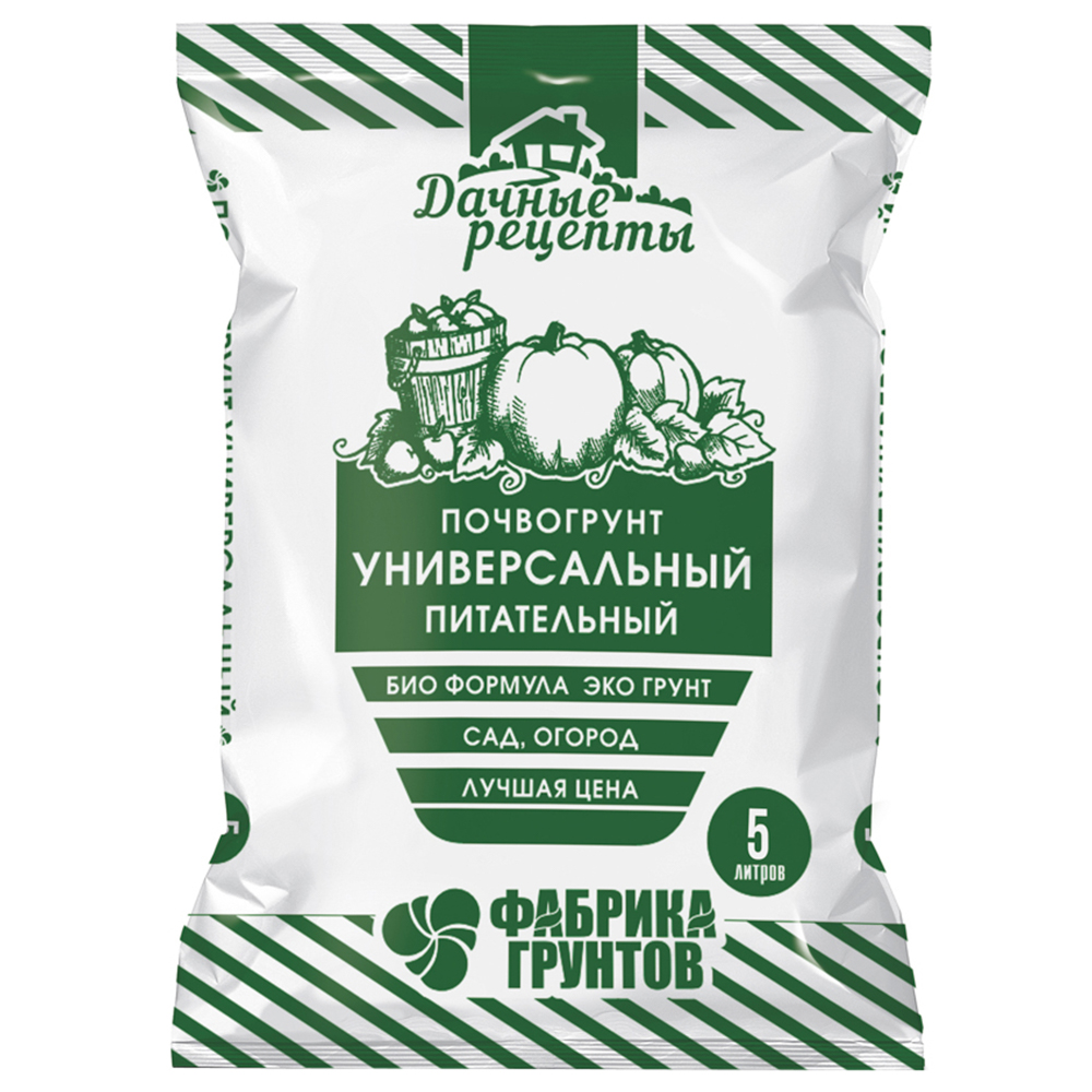 Почвогрунт Универсальный питательный 5л, Дачные рецепты  ЕКБ, арт.№ 115-034