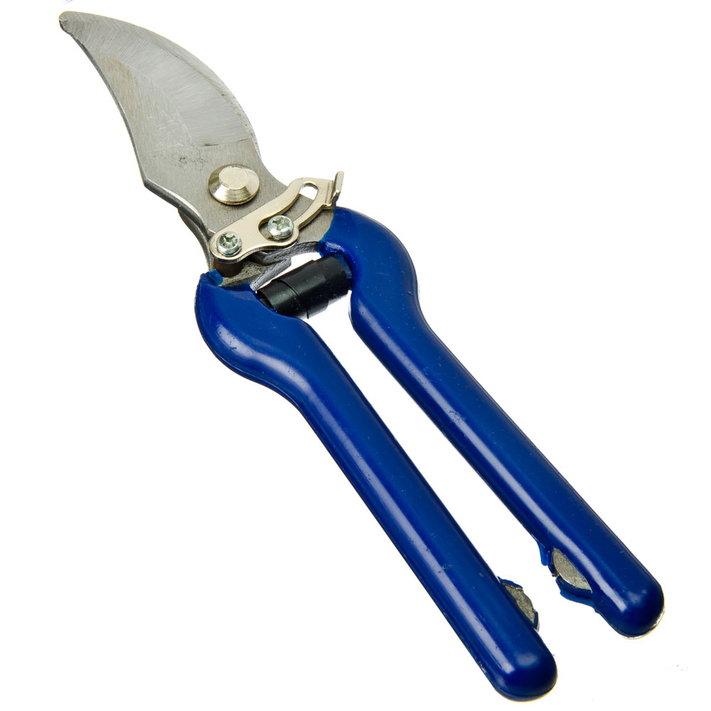 INBLOOM Секатор садовый 8" (углеродистая сталь50),возвратная пружина, фиксатор, PР-рукоять, арт.№ 186-021