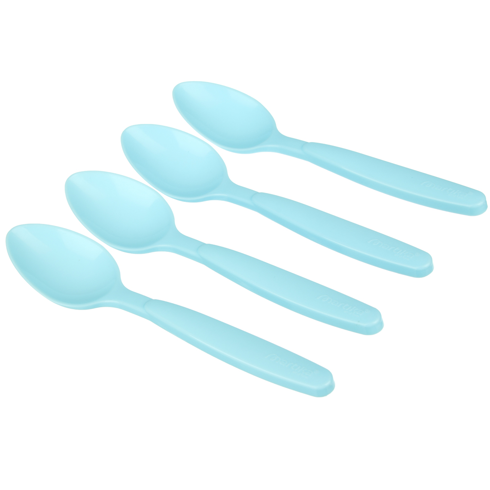 Набор ложек 4шт, пластик, 2 цвета, арт.№ 861-307