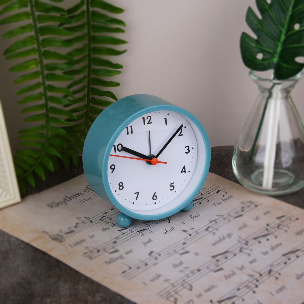 LADECOR CHRONO Будильник, 9,4x9,8x4 см, пластик, 1xAA, цвет синий, арт.1, арт.№ 529-014