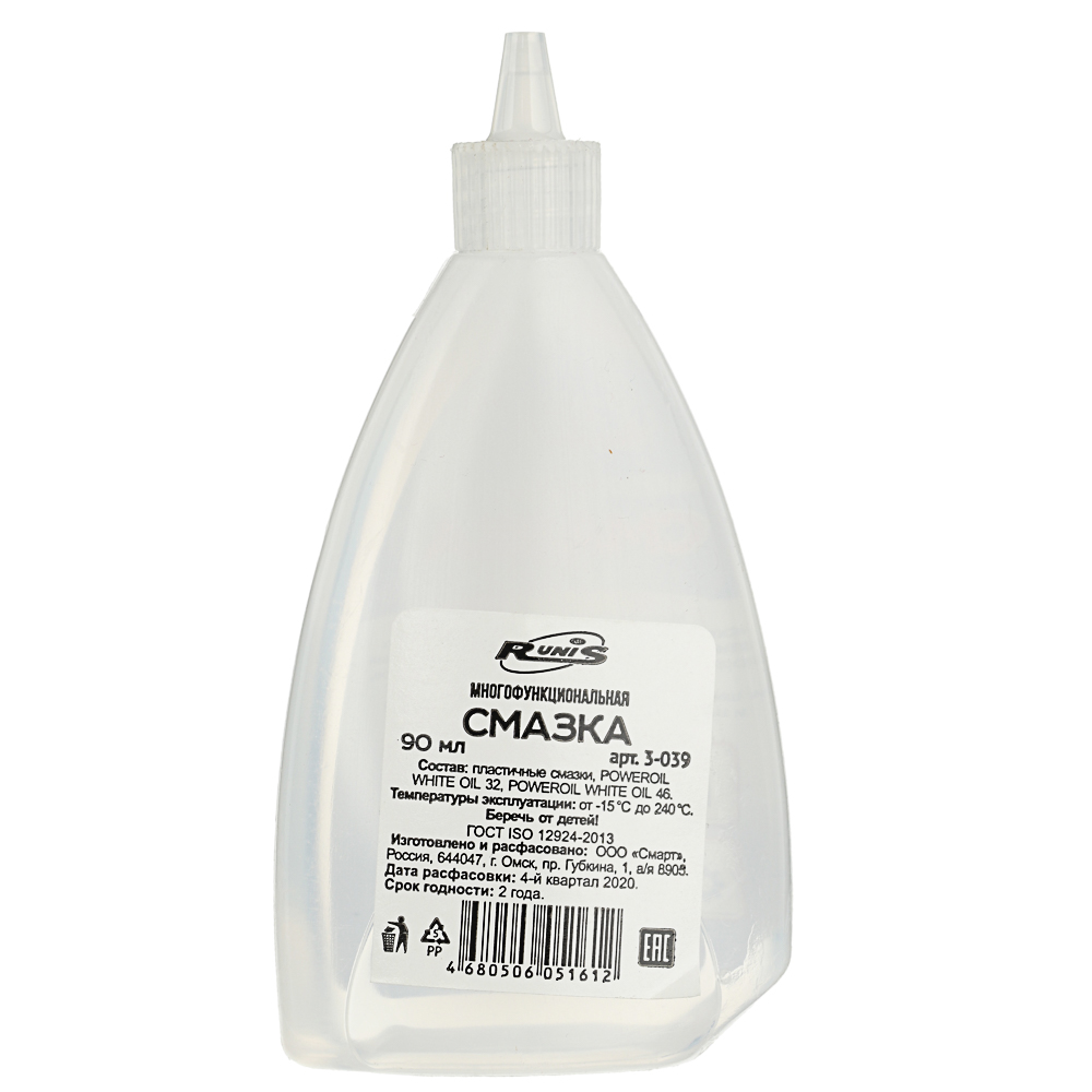 RUNIS Смазка многофункциональная -15С +240С, 90мл, 3-039, арт.№ 422-005