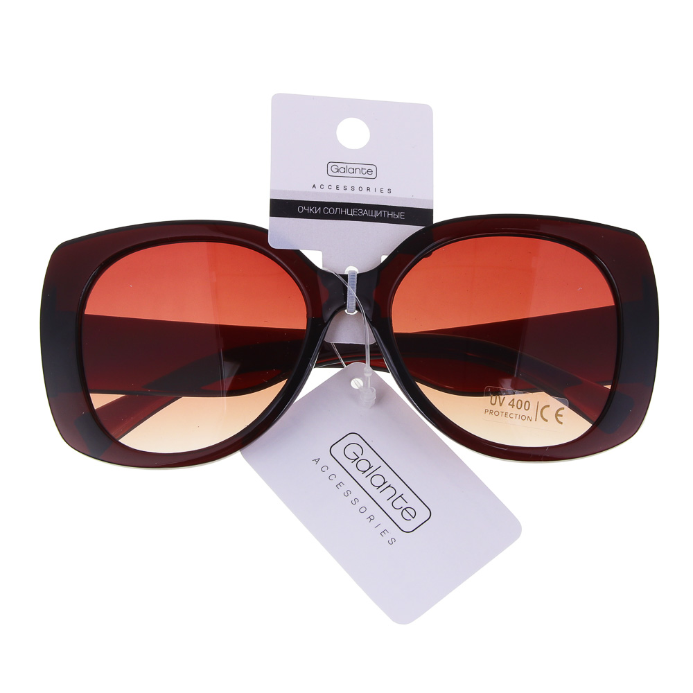 GALANTE Очки солнцезащитные, пластик, 148x52мм, 2 цвета, арт.№ 304-504