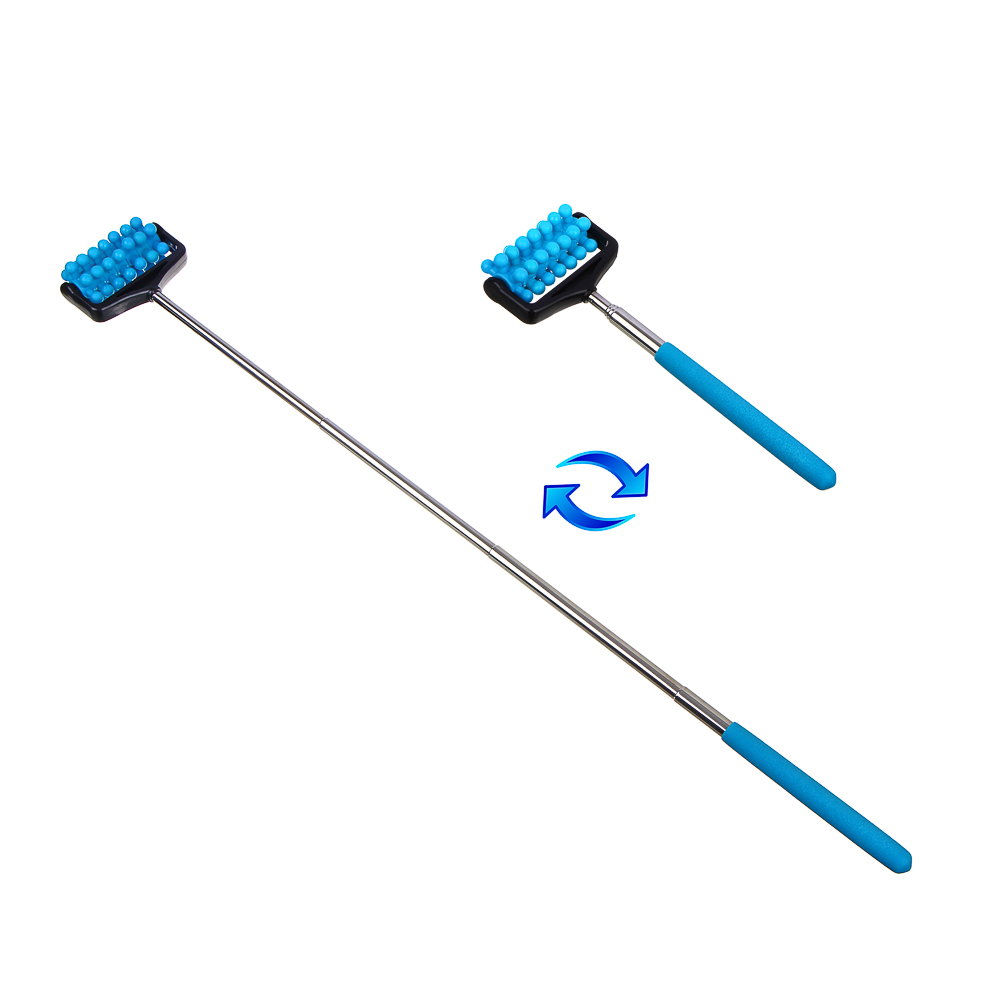 SILAPRO Массажер телескопический для спины, 45х7см, пластик, нерж.сталь, арт.№ 192-054