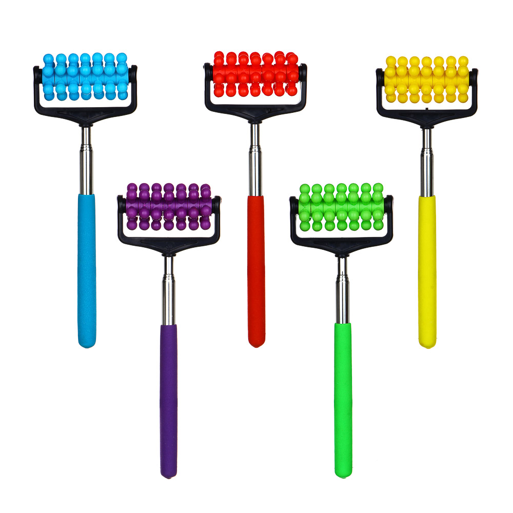 SILAPRO Массажер телескопический для спины, 45х7см, пластик, нерж.сталь, арт.№ 192-054