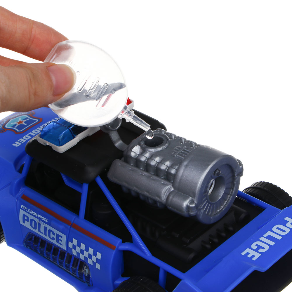 ИГРОЛЕНД Машина полиции, свет, звук, пар, 3хАА, PP, PS, 21,5х10,6х8,3 см, 2 дизайна, арт.№ 292-454