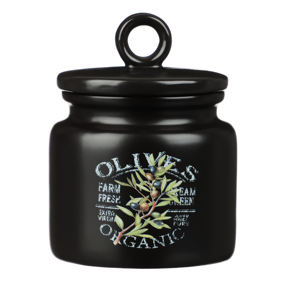 MILLIMI Олива Сахарница, 250мл, 8,5х8,5х10см, керамика, арт.№ 824-003