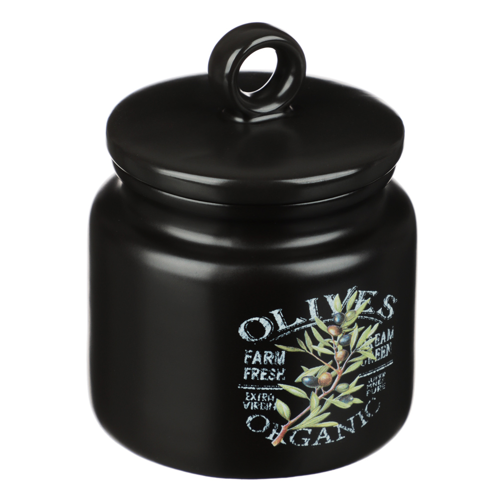 MILLIMI Олива Сахарница, 250мл, 8,5х8,5х10см, керамика, арт.№ 824-003