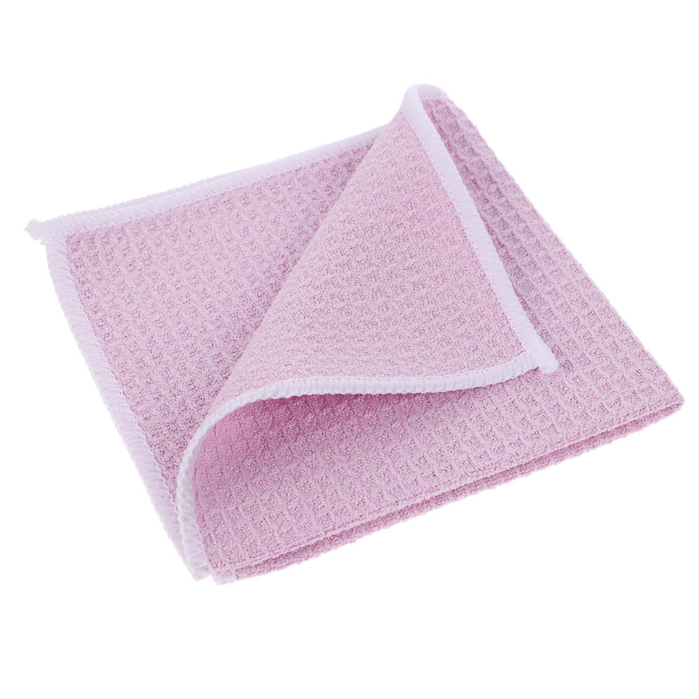 VETTA Салфетка из микрофибры вафельная махровая, 30х30см, 300г/кв.м., 3 цвета, арт.№ 448-078