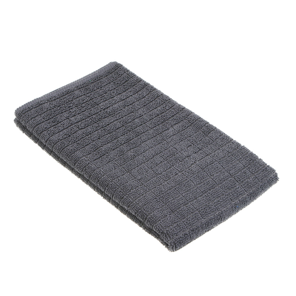 VETTA Тряпка для пола из микрофибры, "Клетка", 50х70см, 220г/кв.м., 2 цвета, арт.№ 448-141