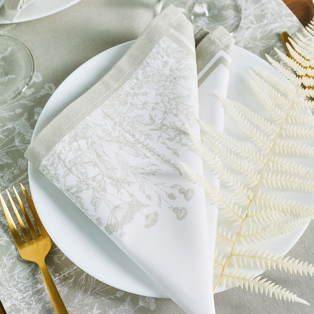 BY COLLECTION Элеганс Салфетка сервировочная, 2шт в комплекте, 40х40см, 100% хлопок, арт.№ 435-141