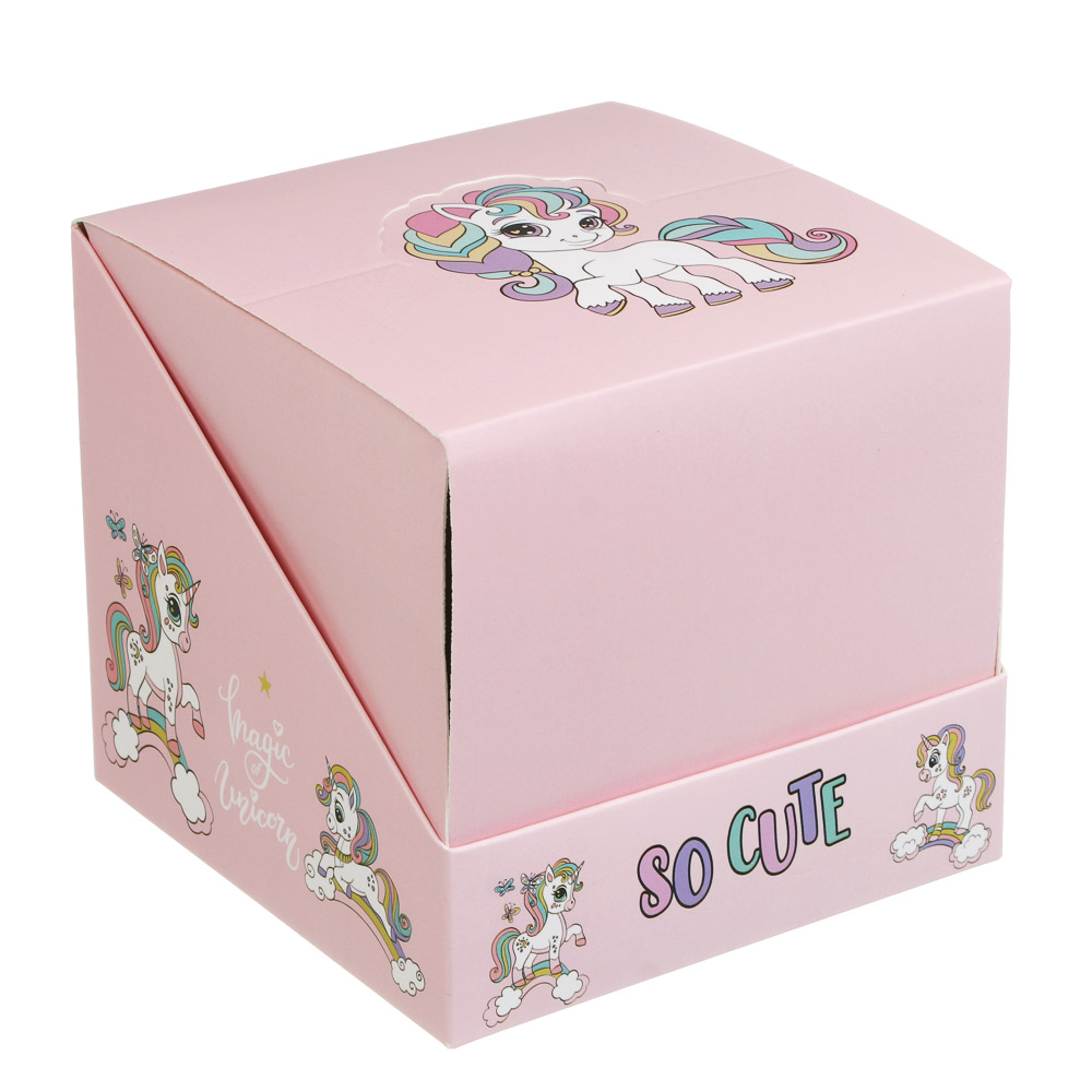 Ластик выдвижной "Единорожка/Котики", 10,5см, АБС, ТПР, 2 дизайна, шоу-бокс, арт.№ 524-352