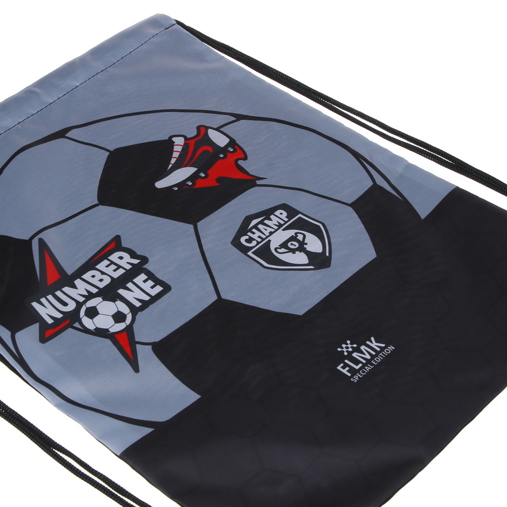 Намбер Ван Мешок для сменной обуви на завязках, увеличенный размер 40x47см, полиэстер, арт.№ 233-004