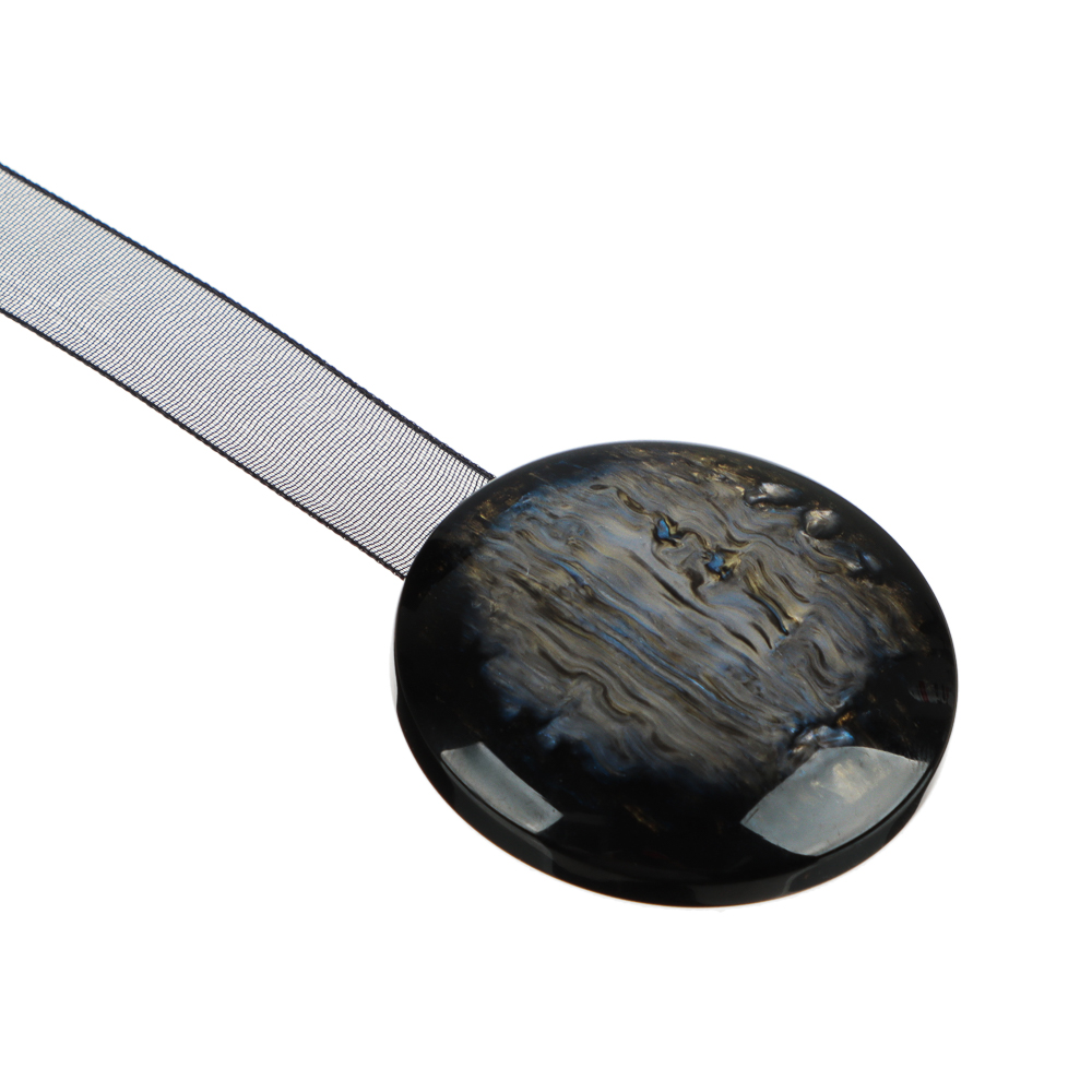 PROVANCE Подхват для штор магнитный 2-сторонний, "Оникс", 32см, d4см, 2 цвета, арт.№ 491-435