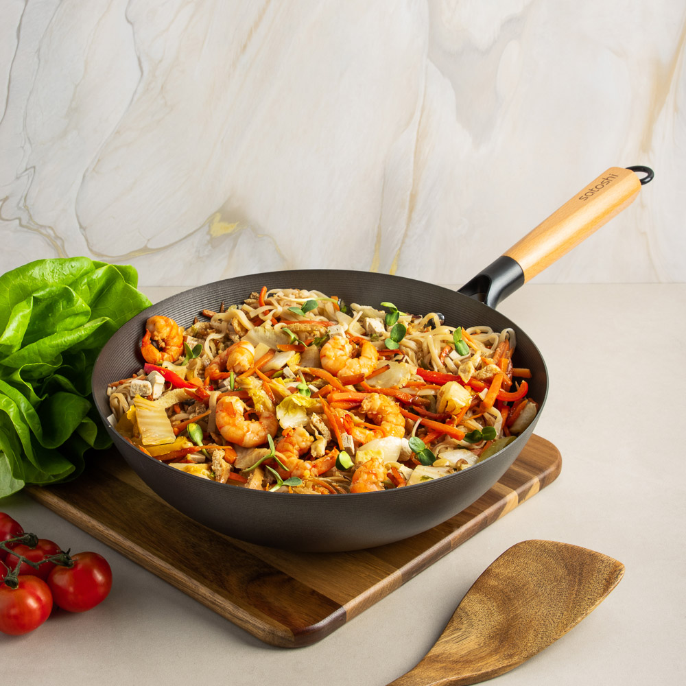 SATOSHI Сковорода-вок 30см, WK5124, арт.№ 846-307