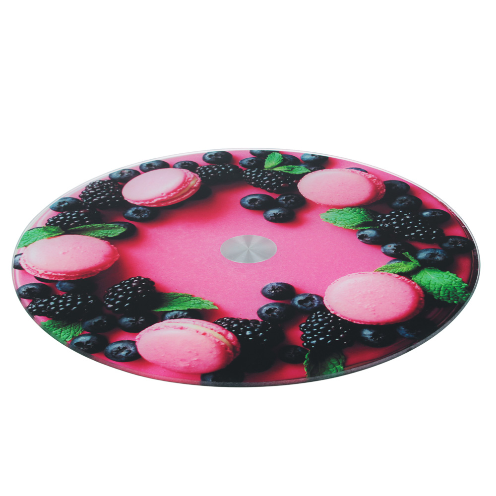 VETTA Тортовница вращающаяся, d30см, стекло, 4 дизайна, арт.№ 877-635