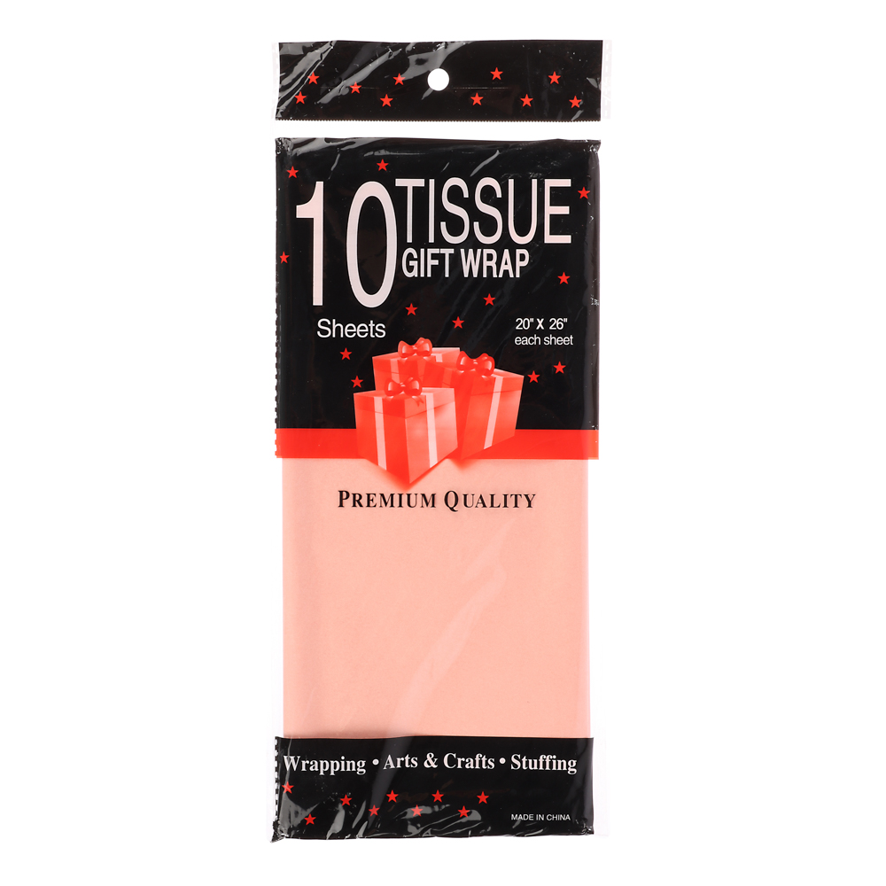 Бумага тишью в ассортименте, 51х66 см, 10 листов, арт.№ 570-068