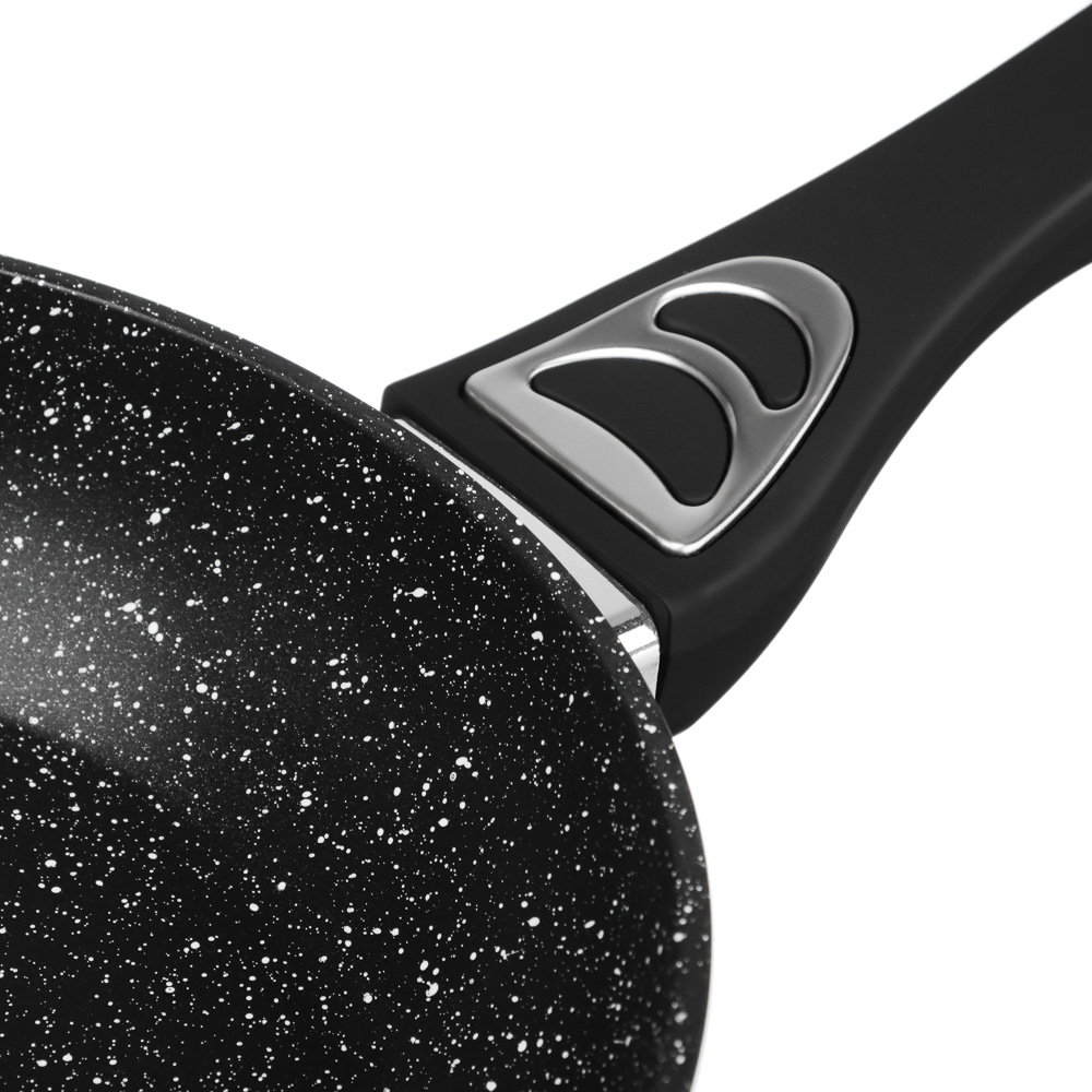 Набор посуды 10 предметов SATOSHI Танто, ковш+крышка 1,3 л, кастр.+крышки 2,3 л, 3,8 л, 5,7 л, сковороды 24 см и 28 см, индукция, арт.№ 846-665