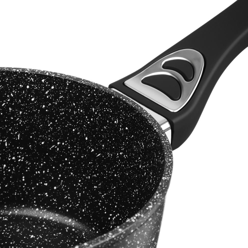 Набор посуды 10 предметов SATOSHI Танто, ковш+крышка 1,3 л, кастр.+крышки 2,3 л, 3,8 л, 5,7 л, сковороды 24 см и 28 см, индукция, арт.№ 846-665