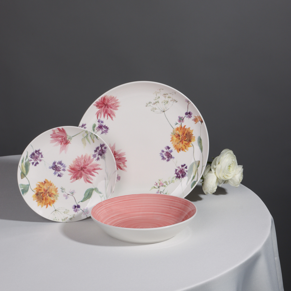 MILLIMI Мелодия Салатник, 750мл, 20х4,5см, керамика, арт.№ 824-156