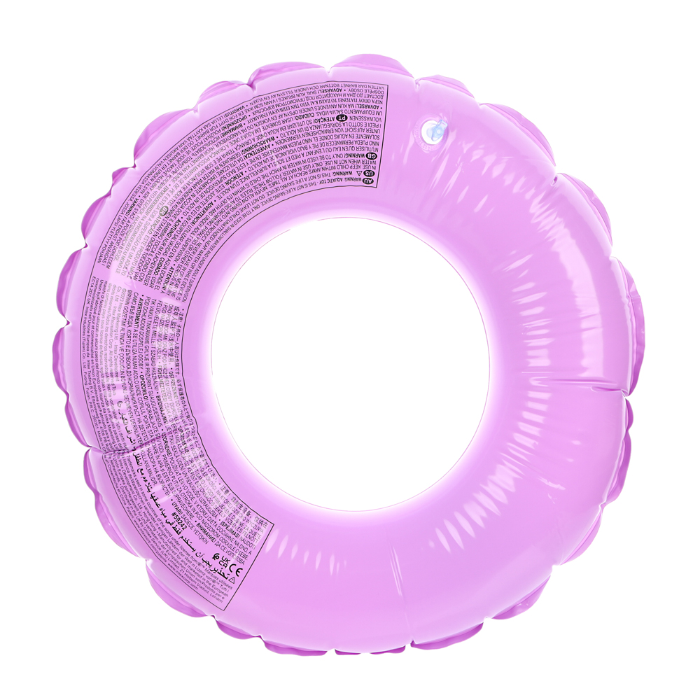 Круг надувной тм INTEX Прозрачное кольцо 61см, от 6 до 10 лет, 3 дизайна, 59242NP, арт.№ 359-205