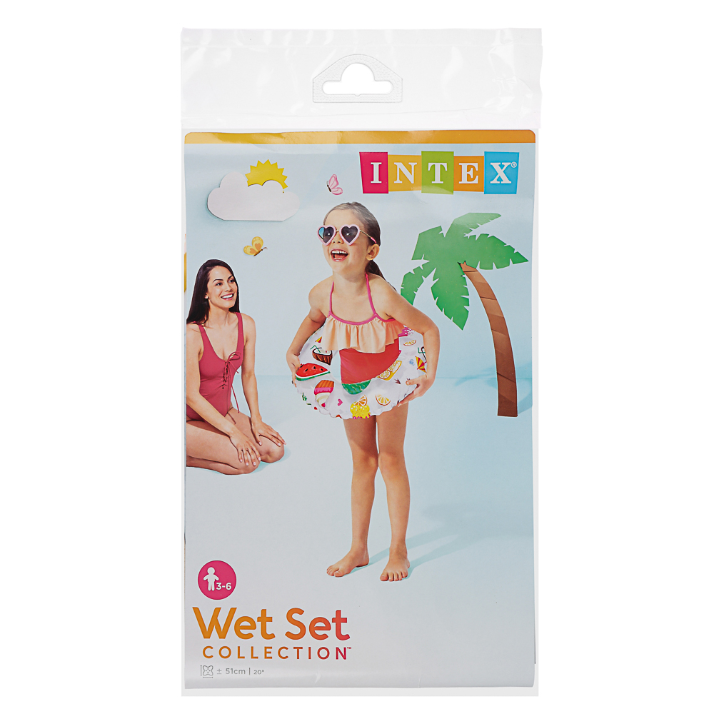 Круг надувной тм INTEX Яркий 51см, от 3 до 6 лет, 3 вида, 59230NP, арт.№ 359-203