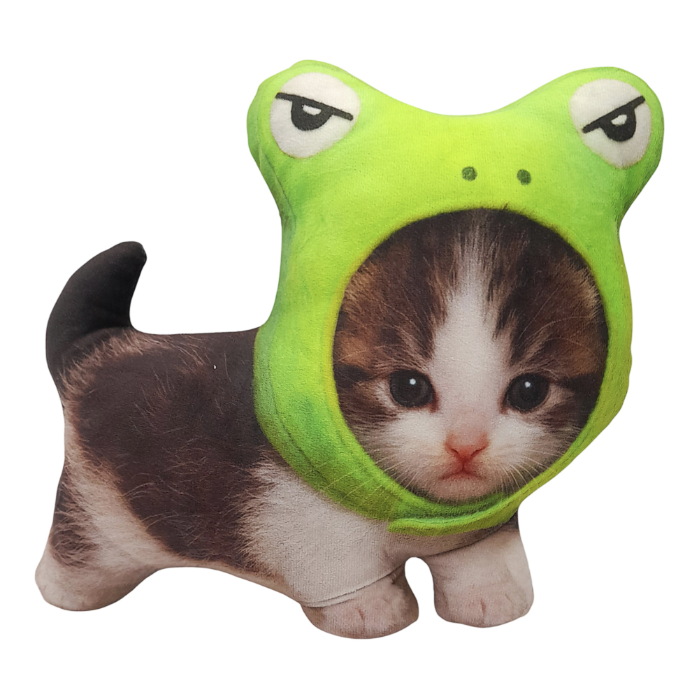 Мягкая игрушка-подушка "Мемчик", полиэстер, 24-30 см, 6 видов, арт.№ 264-539