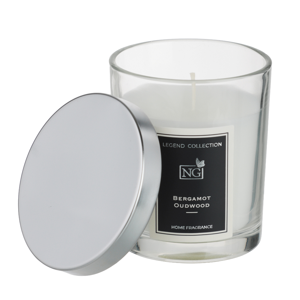 NEW GALAXY Свеча ароматизированная LEGEND COLLECTION, 88 гр, Bergamot Oudwood, арт.№ 778-288