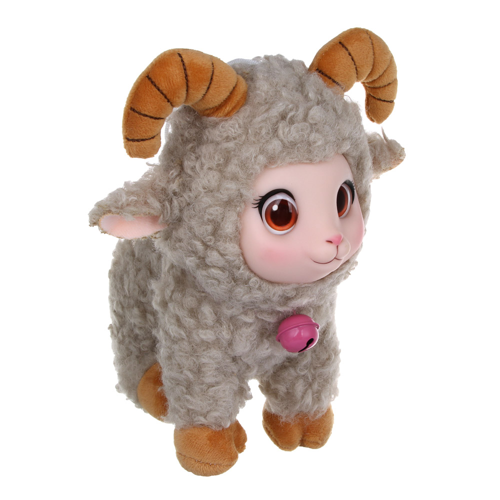 Игрушка мягкая "Милая овечка", полиэстер, PVC, тм ИГРОЛЕНД, 3 +, арт.№ 264-696