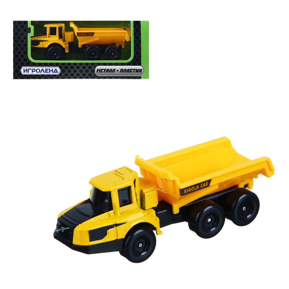 ИГРОЛЕНД Машинка "Спецтехника", металл, пластик, 7,6x2,5x2,7см, 5 дизайнов, арт.№ 292-252