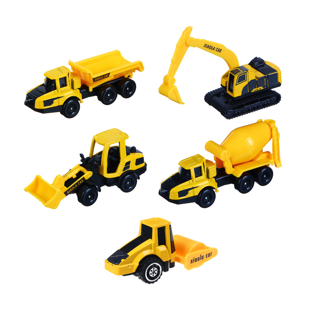 ИГРОЛЕНД Машинка "Спецтехника", металл, пластик, 7,6x2,5x2,7см, 5 дизайнов, арт.№ 292-252