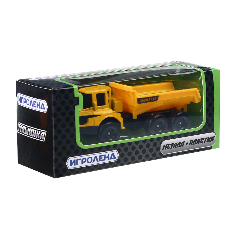ИГРОЛЕНД Машинка "Спецтехника", металл, пластик, 7,6x2,5x2,7см, 5 дизайнов, арт.№ 292-252