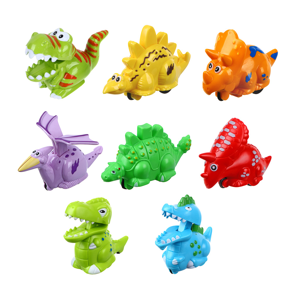 ИГРОЛЕНД Игрушка в виде динозавриков, пусковые, ABS, 7х5х4см, арт.№ 258-030
