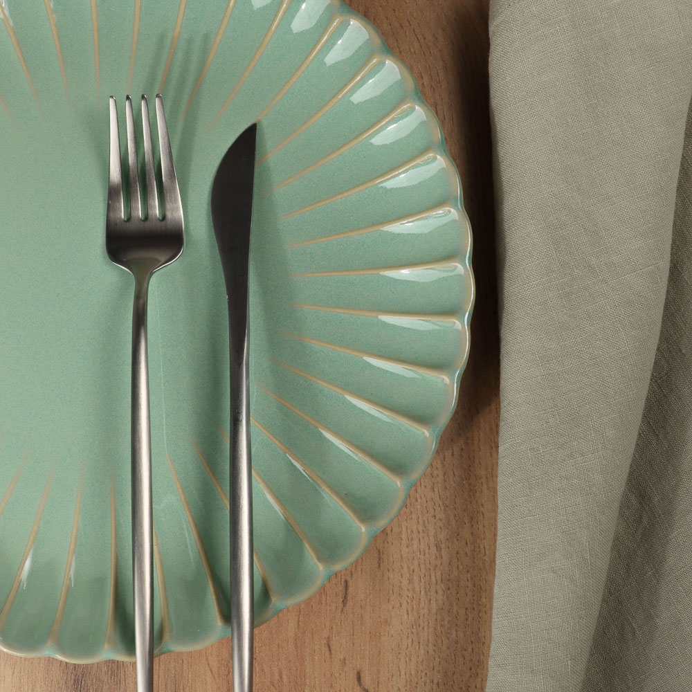 MILLIMI Лотос Тарелка подстановочная, 26х2,5см, керамика, арт.№ 824-514