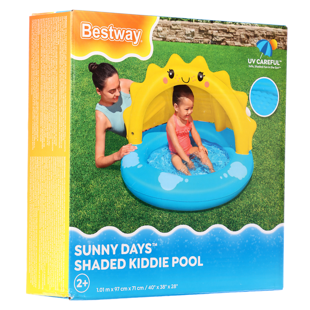 BESTWAY Бассейн с тентом для малышей SUNNY DAYS, 101x97x71см, до 3-х лет, 52637, арт.№ 013-074