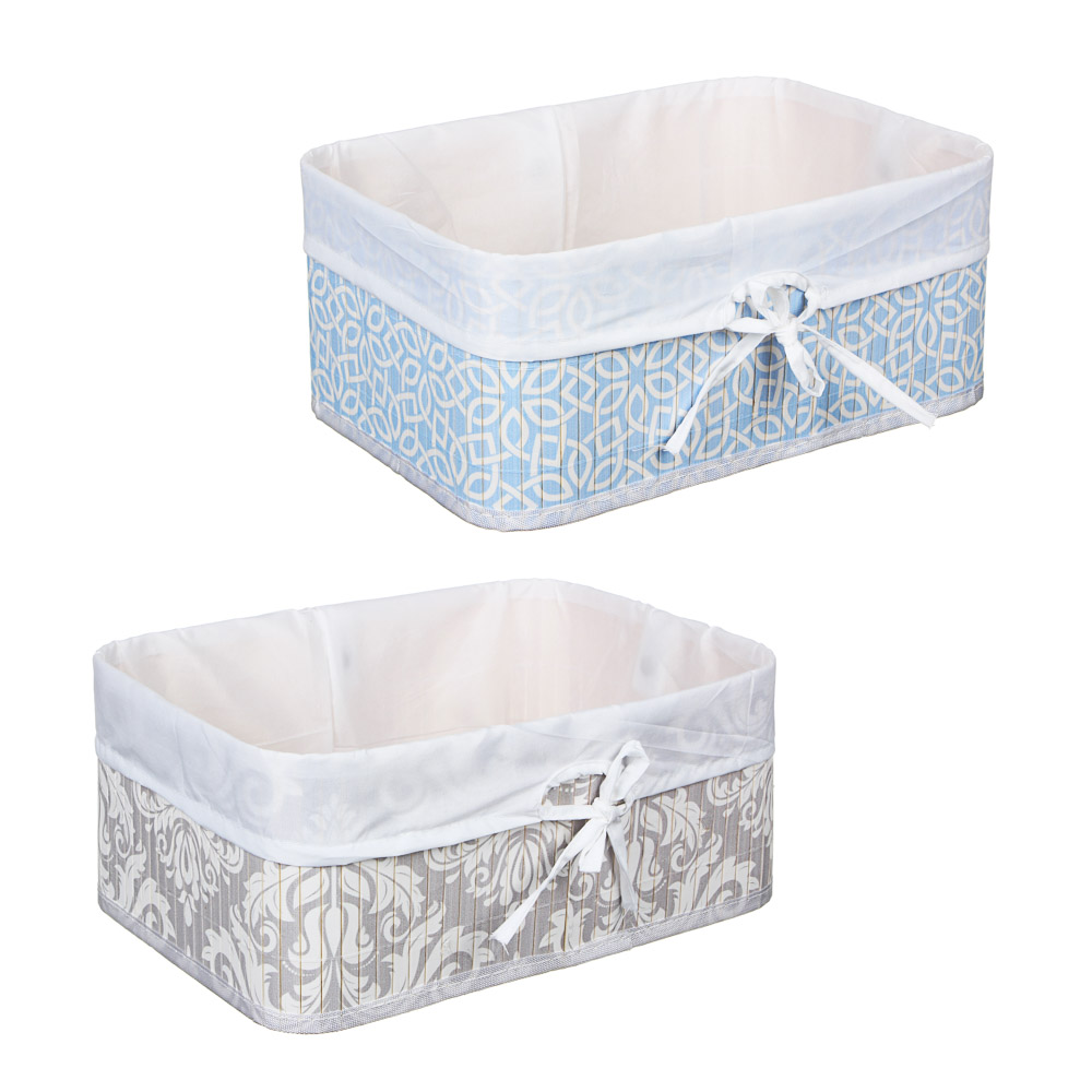 VETTA Короб складной "Верона", бамбук, 33x23х14см, 2 дизайна, арт.№ 457-536