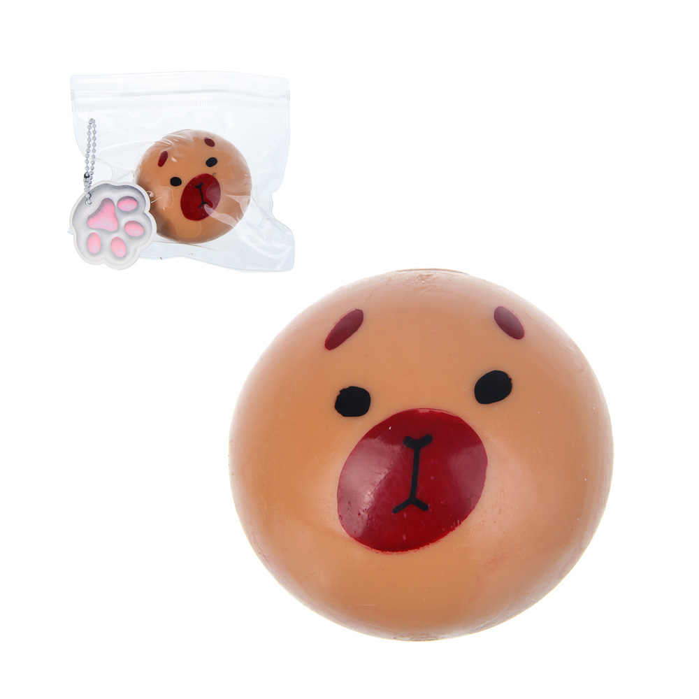 ИГРОЛЕНД Игрушка - антистресс, мялка, TPR, 13х12,5см, 6 дизайнов, арт.№ 297-124