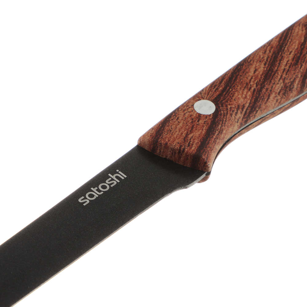 SATOSHI Меллер Нож кухонный универсальный 15см, нерж.сталь с антиналипающим покрытием, арт.№ 803-381