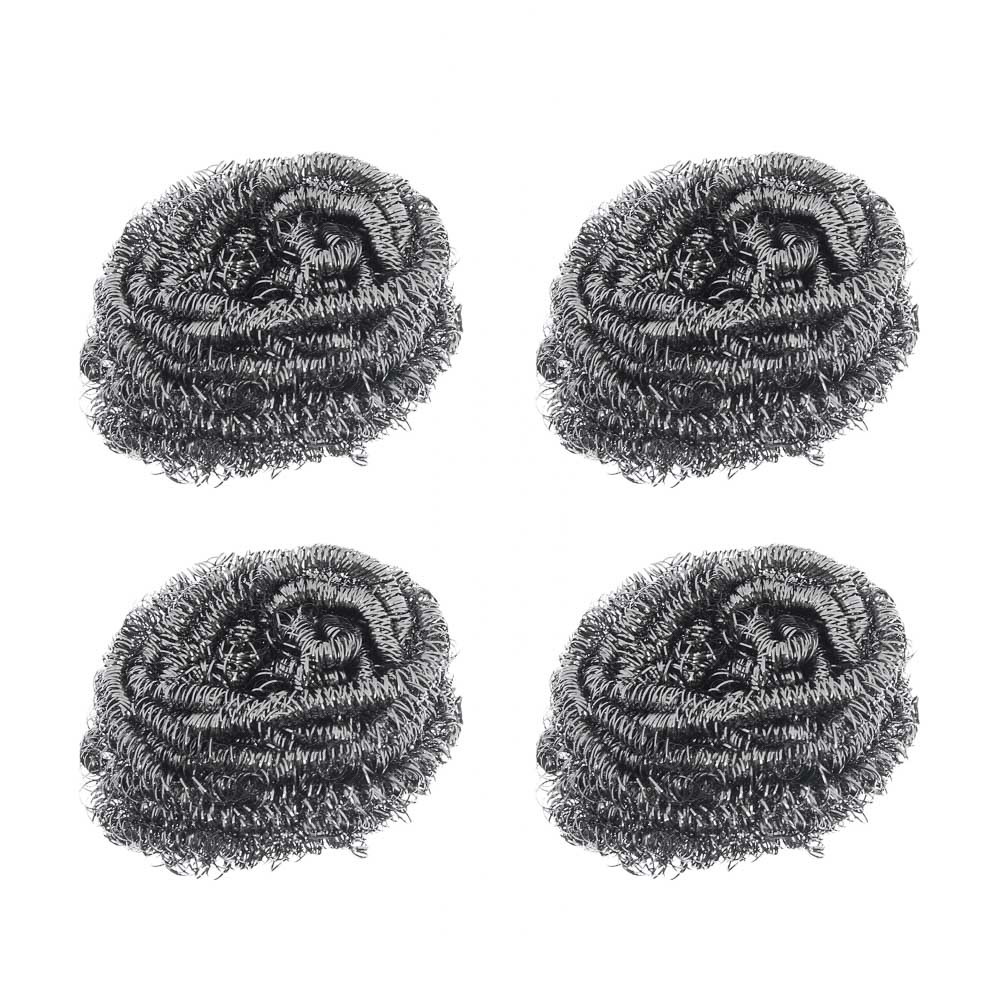 Набор губок металлических 4 шт, тм VETTA, 12 гр, арт.№ 441-280